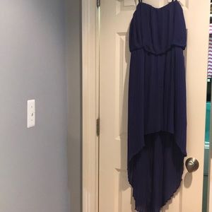 BCBG hi-low purple dress